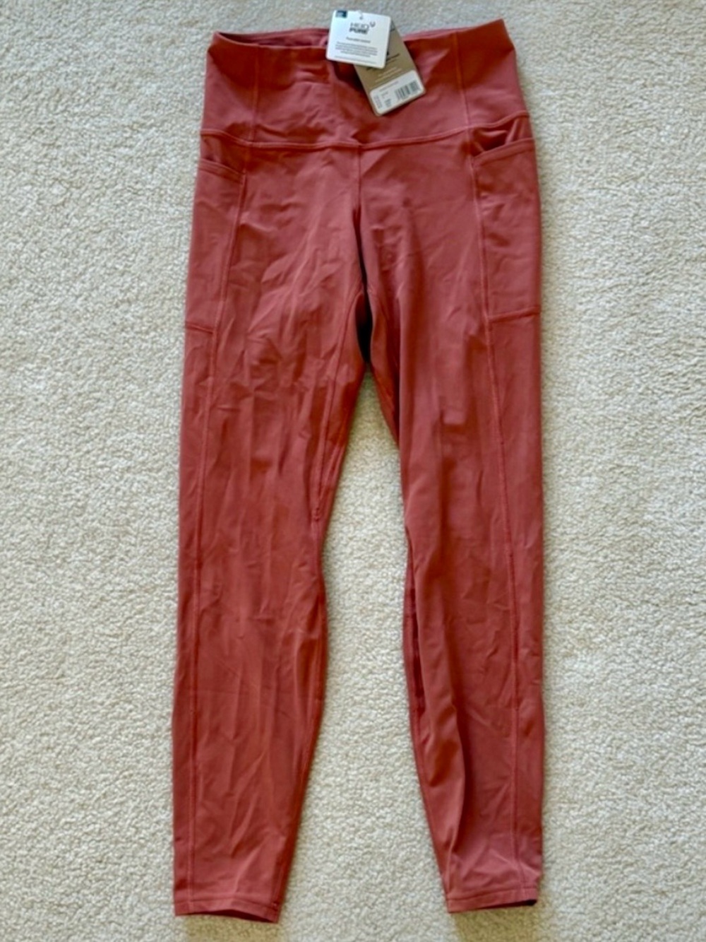 Patagonia Women's Maipo 7/8 Stash Tights Burl Red Size Large NWT - Picture 4 of 6